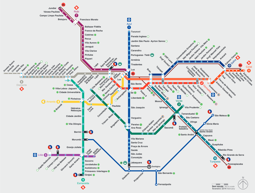 MAPA Metro CPTM