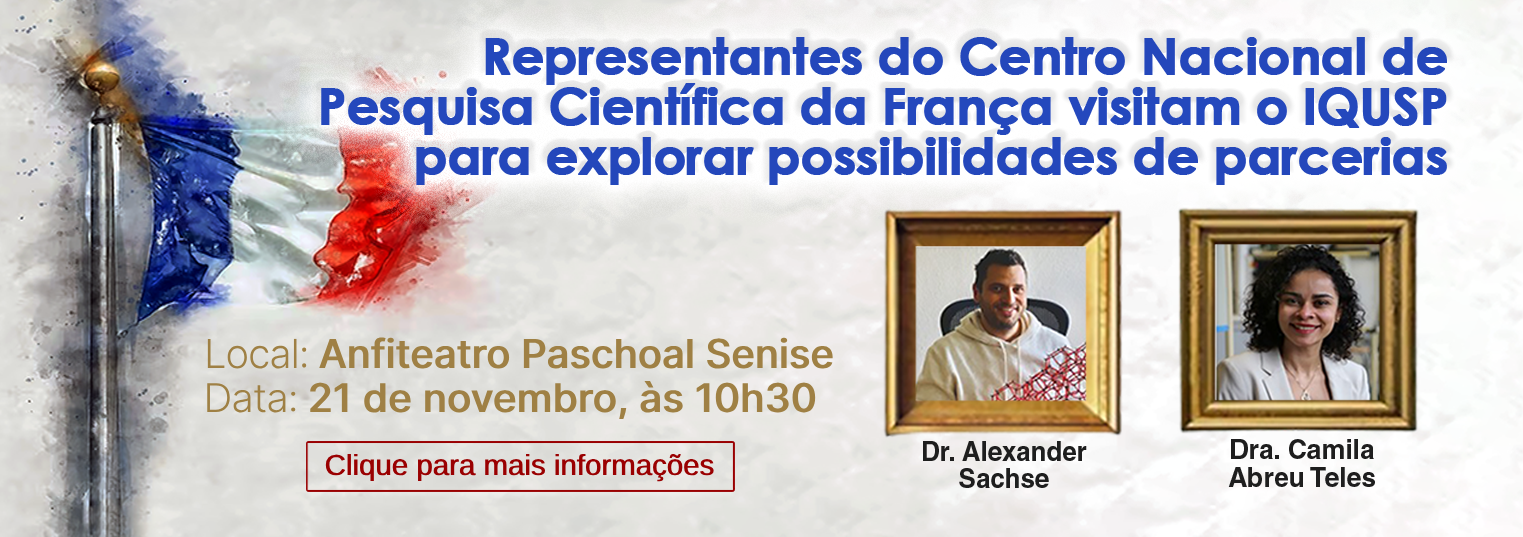 Representantes do CNRS visitam o IQUSP