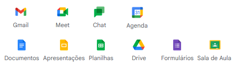 Icones do Google Workspace